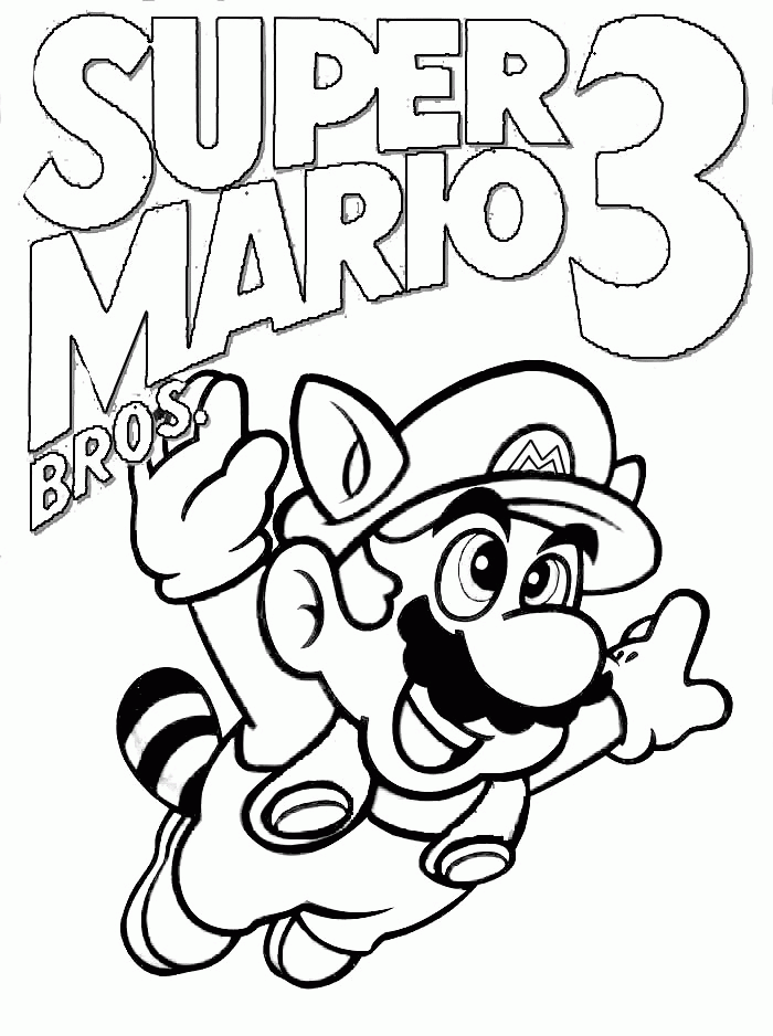 mario and pacman Colouring Pages (page 2)