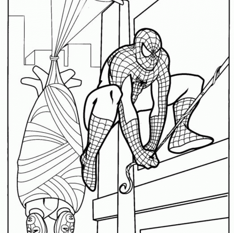 spiderman coloringhome