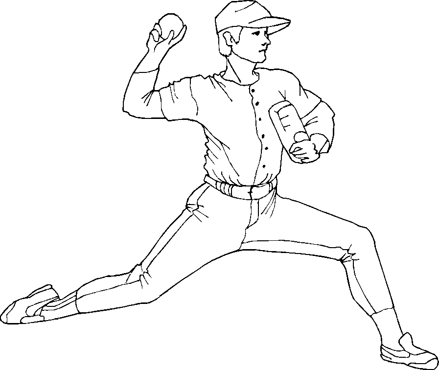 Baseball Coloring Sheets