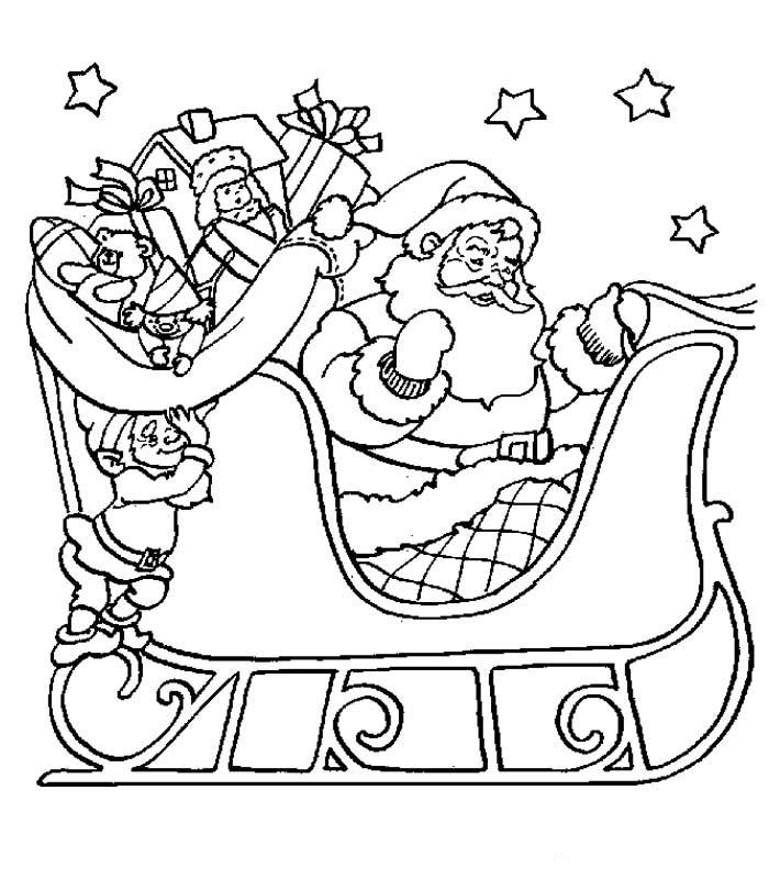 Christmas picture to color | coloring pages for kids, coloring 