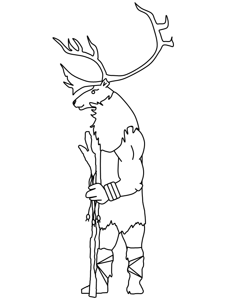 inuit people Colouring Pages (page 2)