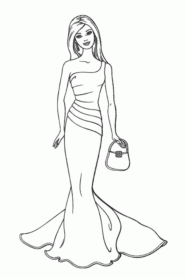 Free Printable Barbie Ballerina Coloring Pages | download free 