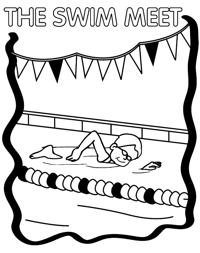 33 Swimming Coloring Pages | Free Coloring Page Site