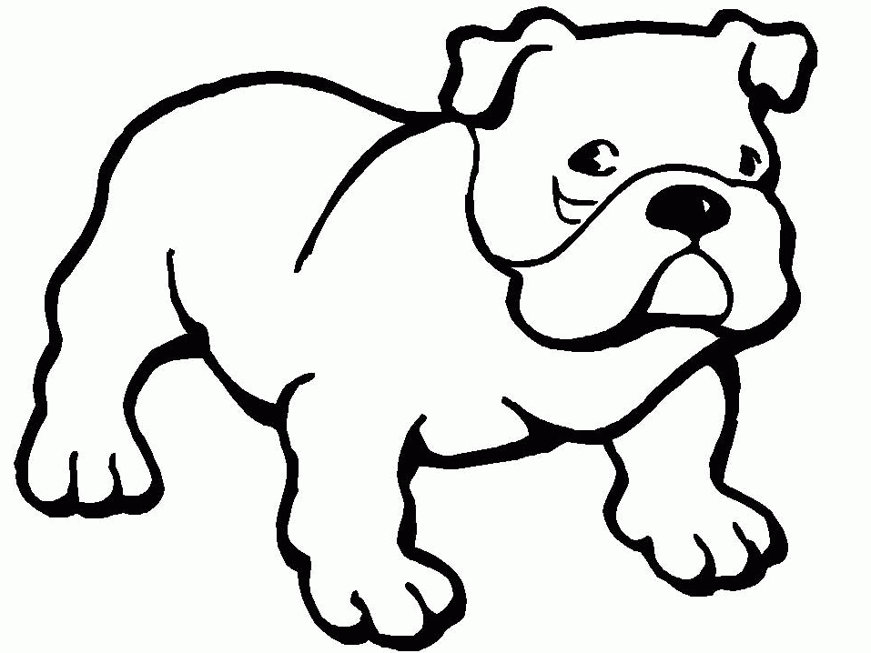 Lovely Dog Coloring Page 2014 - Free Images