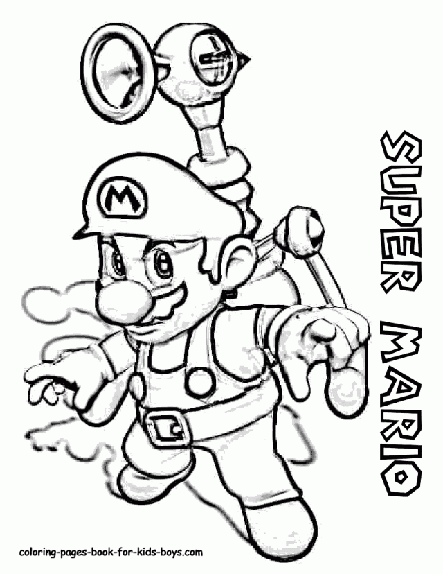 Free Printable Super Mario Coloring Pages | Coloring Pages