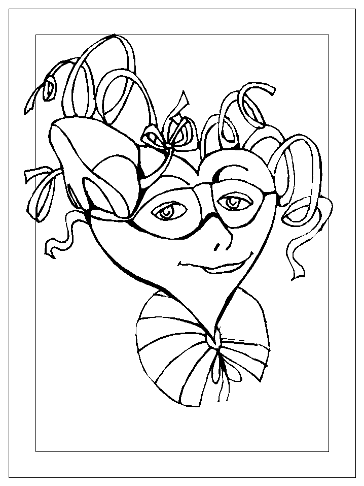 Mardi Gras Coloring Pages for Kids- Printable Coloring Book