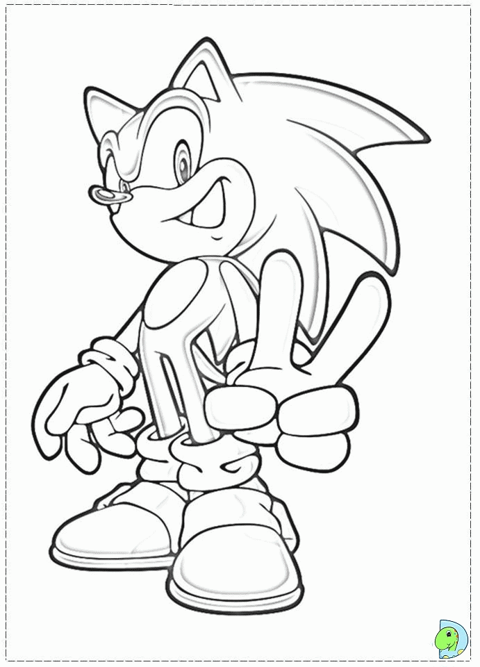 Coloring Pages Sonic - Coloring Home