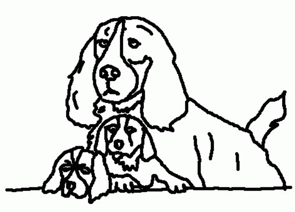 Dogs Coloring Pages For Kids :Kids Coloring Pages | Printable 