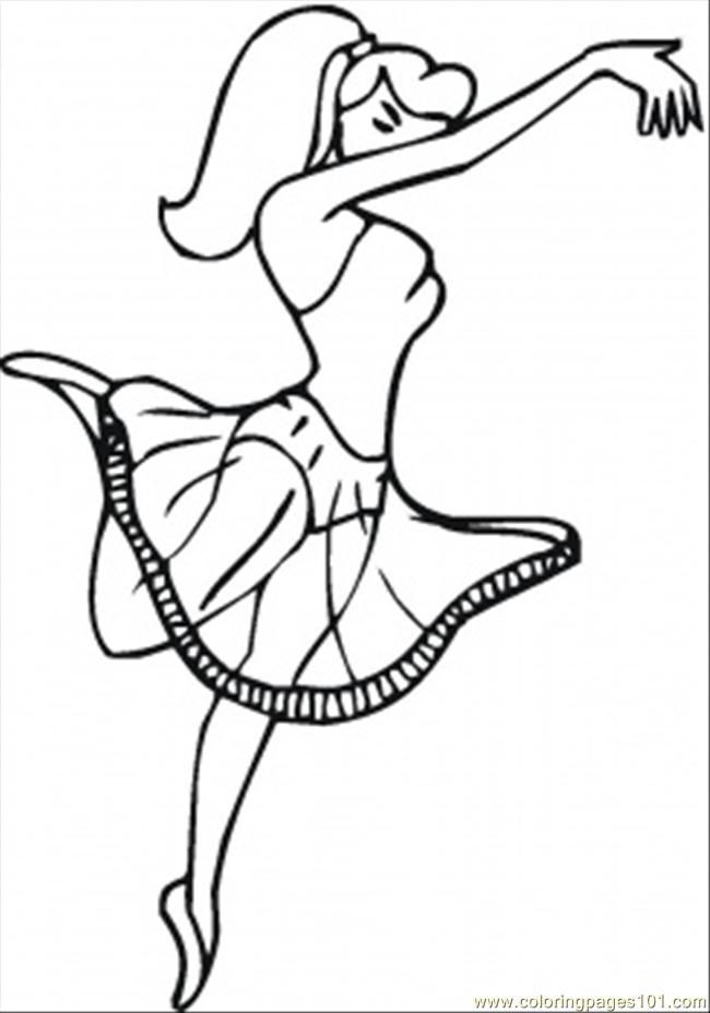 manga dance Colouring Pages