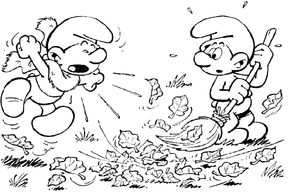 Coloring Page - The smurfs coloring pages 4