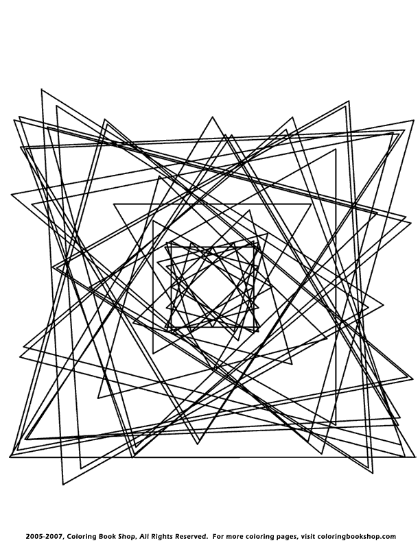 Geometric Patterns Coloring Pages - Free Printable Coloring Pages 