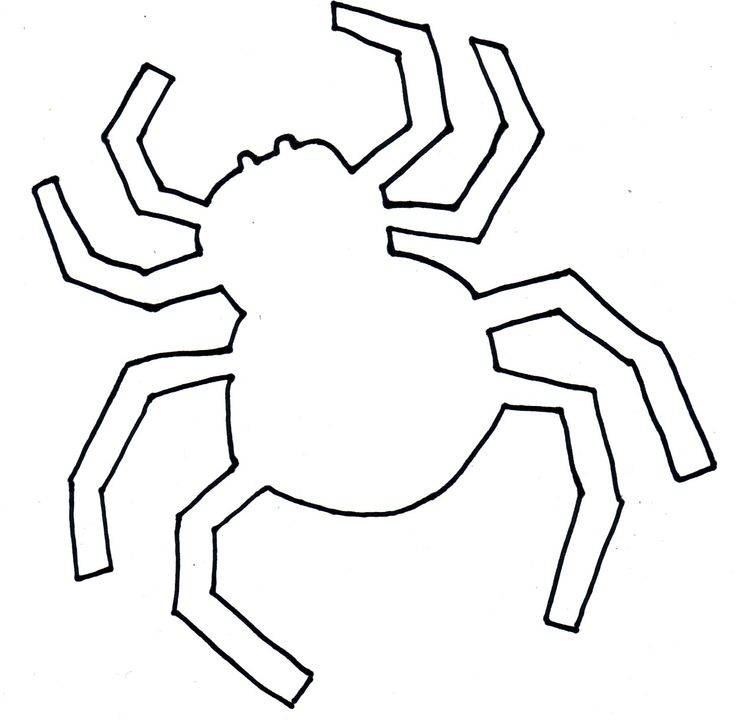 halloween craft template - spider | Halloween