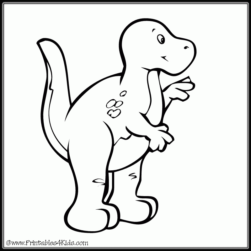 Spotted Dinosaur Coloring Page : Printables for Kids – free word 