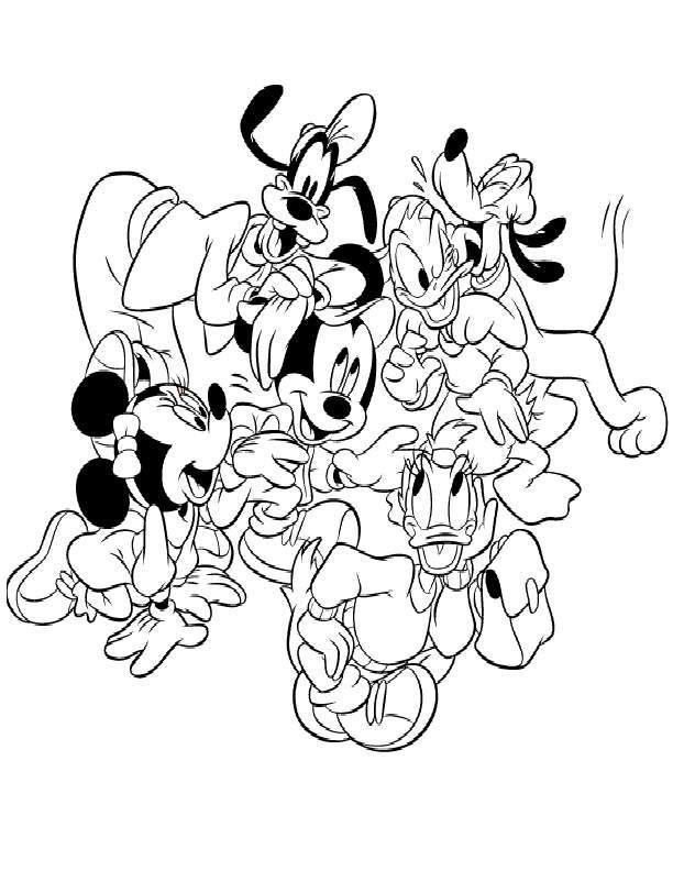 Pluto Mickey Coloring Pages | HelloColoring.com | Coloring Pages