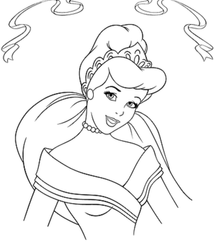 Disney Princess Cinderella Coloring Pictures | Coloring