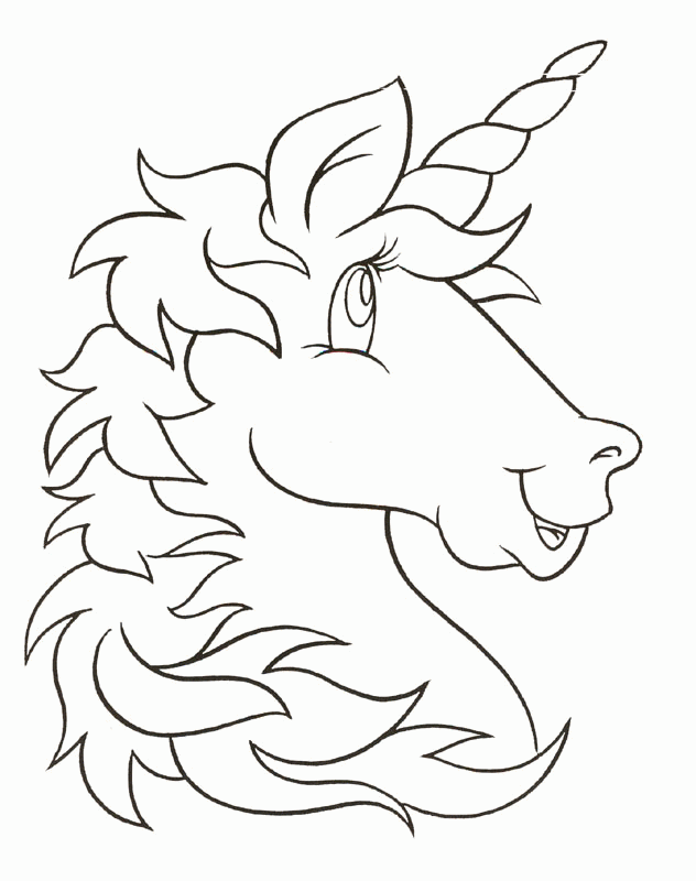 Unicorn Coloring Page | Coloring pages wallpaper