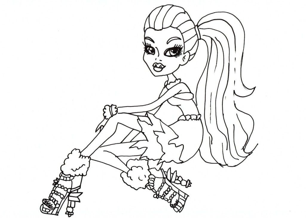 Monster High Coloring Pages To Print - Free Coloring Pages For 