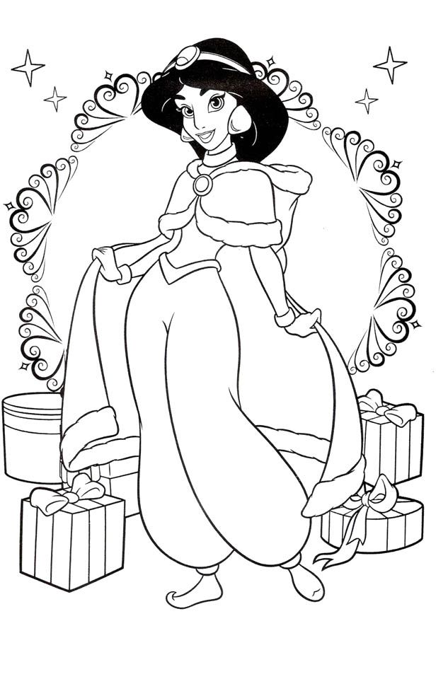 Princess Jasmine Coloring Pages Coloring Home