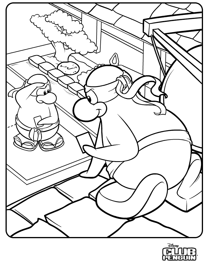 Coloring Pages | Club Penguin Cheats, Glitches, and More