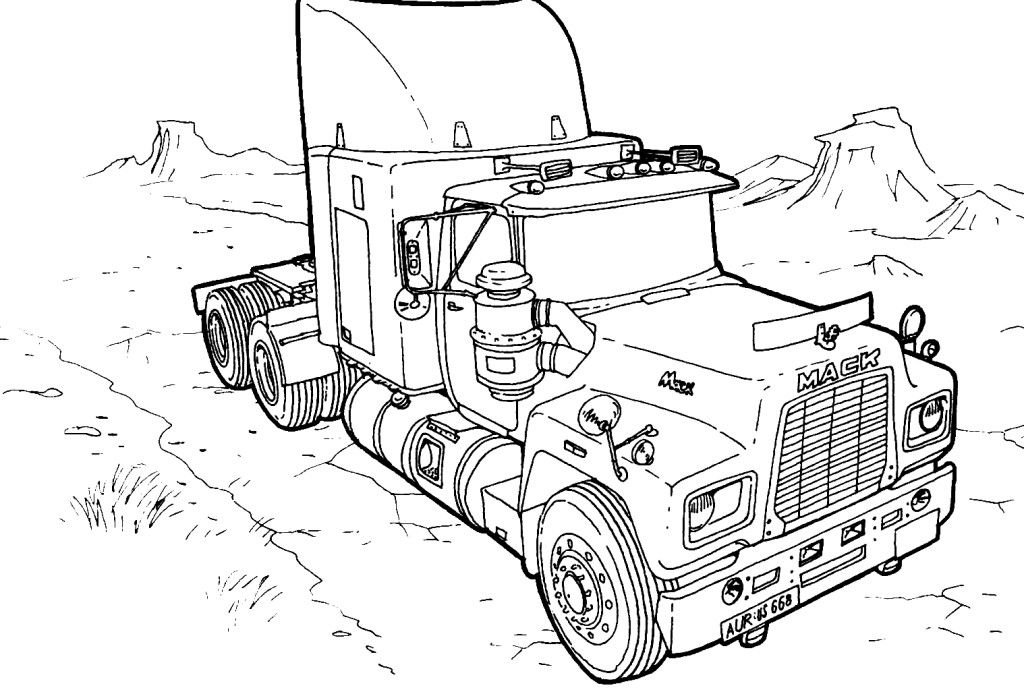 Monster Trucks Coloring Pages - Free Coloring Pages For KidsFree 