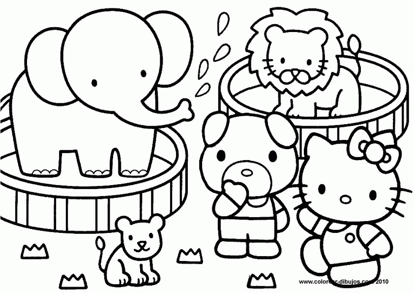 Hello kitty coloring pages. Hello kitty printable coloring 
