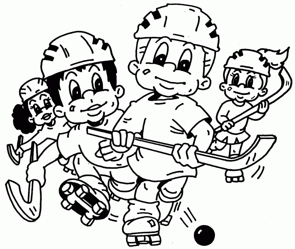 Hockey Coloring Pages Coloring Book Area Best Source For 224068 