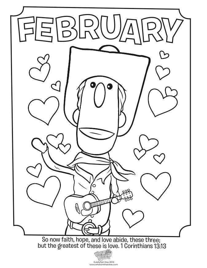 Eleven Best Valentine's Coloring Pages | Whats in the Bible