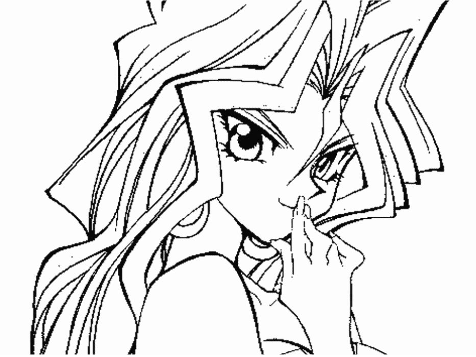 cute ancute anime couples Colouring Pages