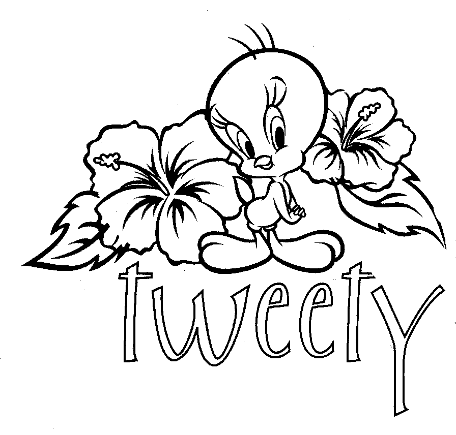 Tweety coloring pages for kids to Print | Free Coloring Pages