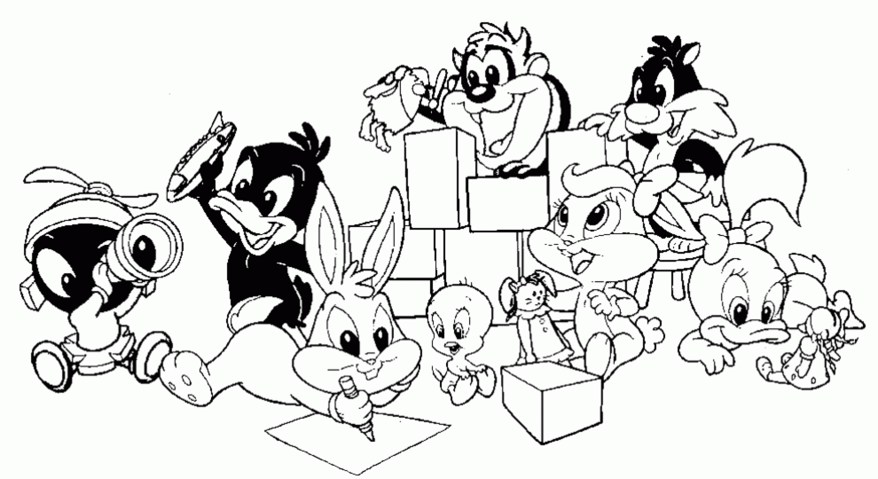 Baby Looney Tunes Coloring Pages Free Printable Coloring Pages Coloring Home