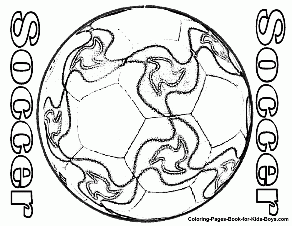 Soccer Ball Coloring Page For Kids Printable Coloring Sheet 246799 