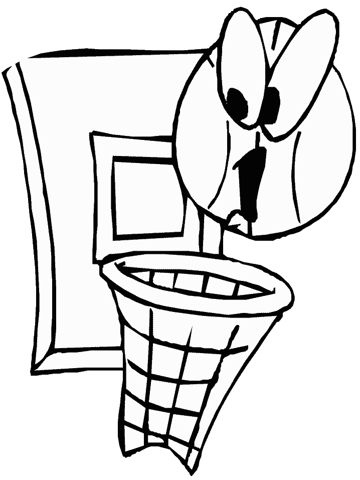 Basketball Coloring Pages (7) - Coloring Kids