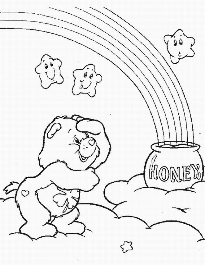 Care Bear Coloring Pages | kids world