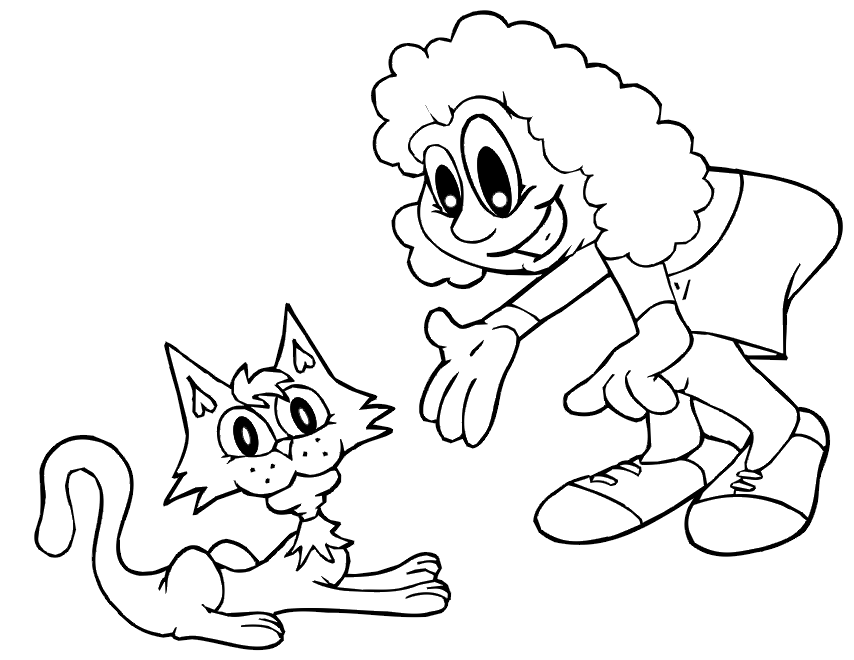 do not appear when printed only the cat coloring page will print 