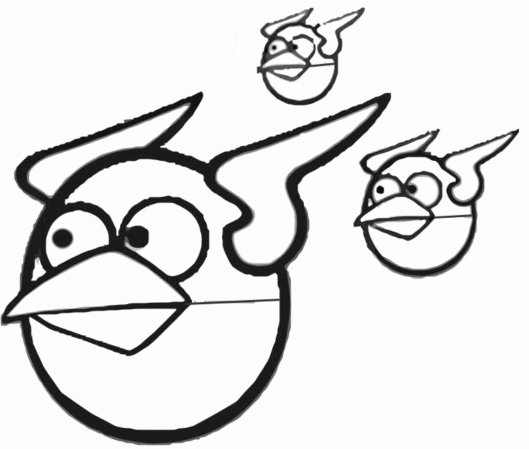 Lightning bird Angry Birds Coloring Pages - Angry Birds Coloring 