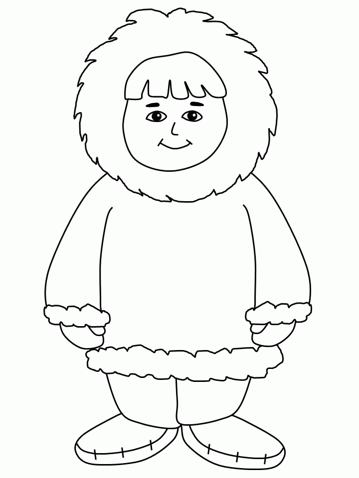 Eskimo Coloring Pages | Printable Coloring Pages