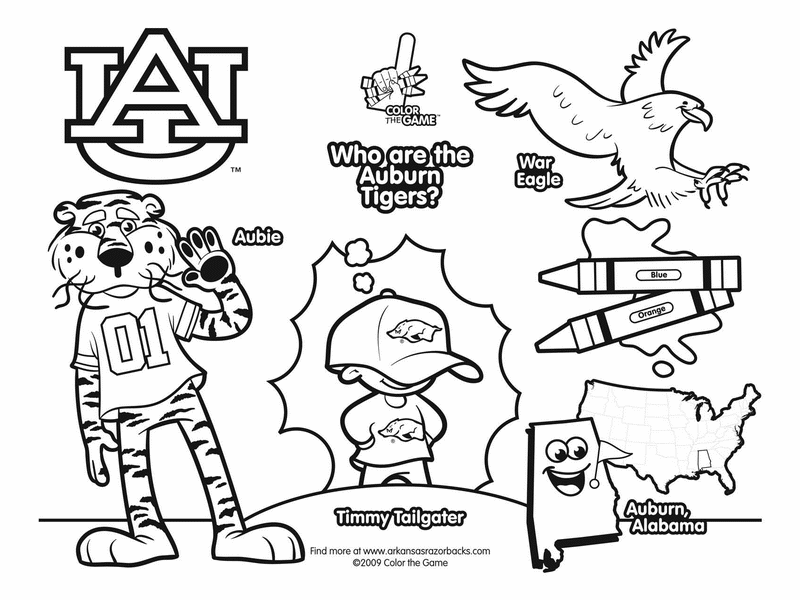 College Football Coloring Pages - Free Printable Coloring Pages 