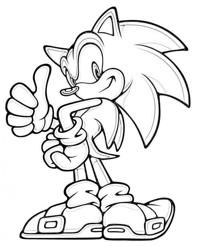 Sonic The Hedgehog Coloring Pages Sgmpohio 182741 Free Coloring 