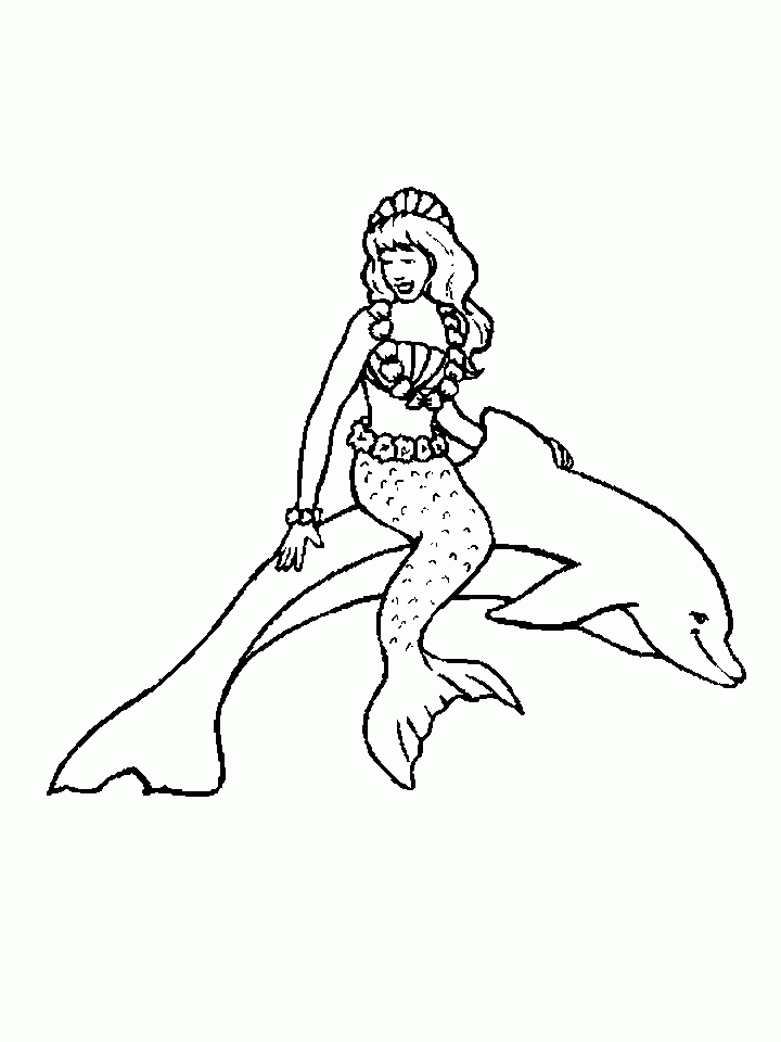 Featured image of post Mermaid And Dolphin Coloring Pages : Lisa frank designed mermaid and dolphin