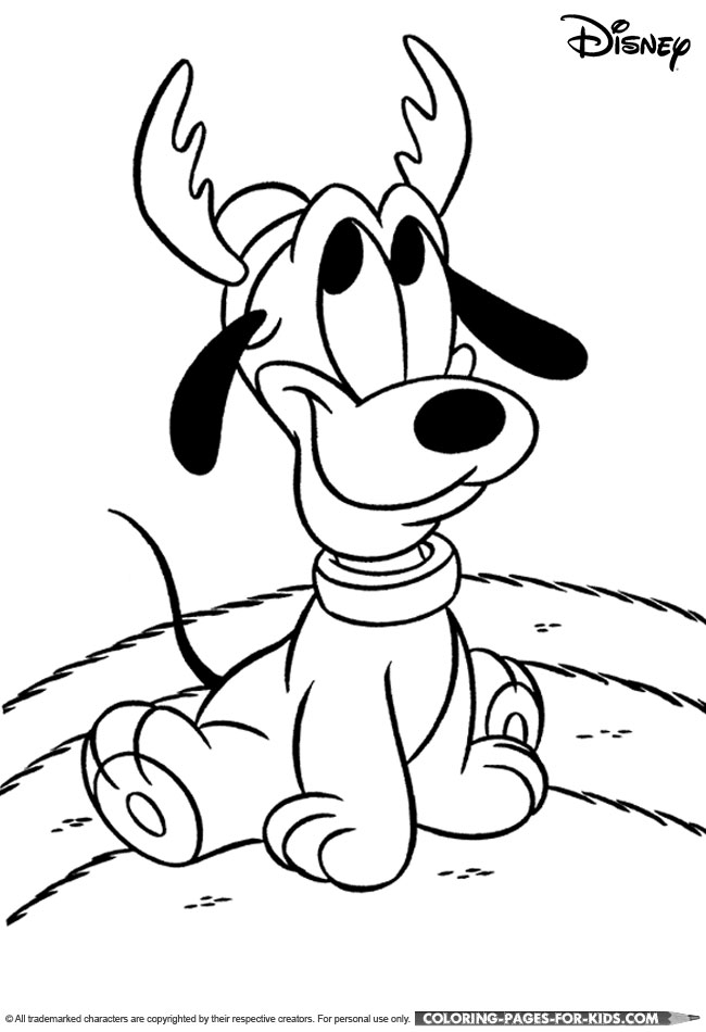 Disney Pluto Coloring Pages - Coloring Home