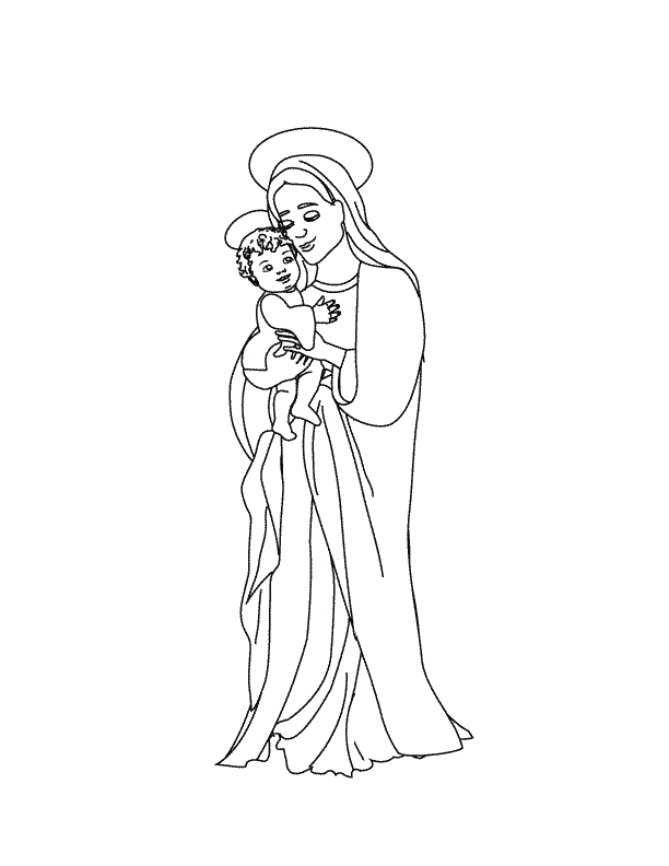 Hail Mary Prayer Coloring Page Coloring Pages 5850 | The Best Porn Website