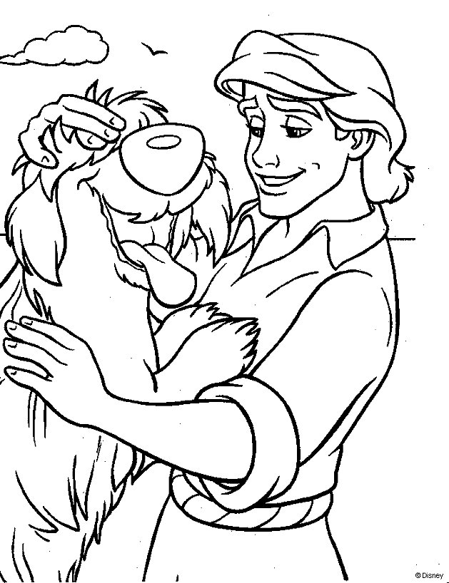 Coloring Page - The little mermaid coloring pages 30