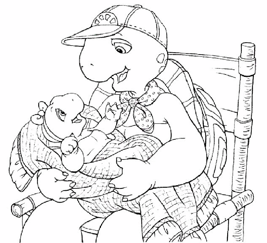 Franklin the Turtle Coloring Pages 23 | Free Printable Coloring 