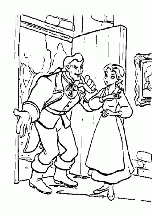 Beautyandthebeast Coloring Pages Free Coloring Pages Download 