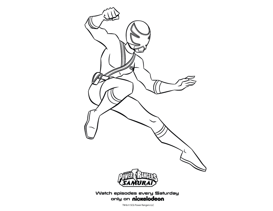 Power Rangers Coloring Page - Free Coloring Pages For KidsFree 