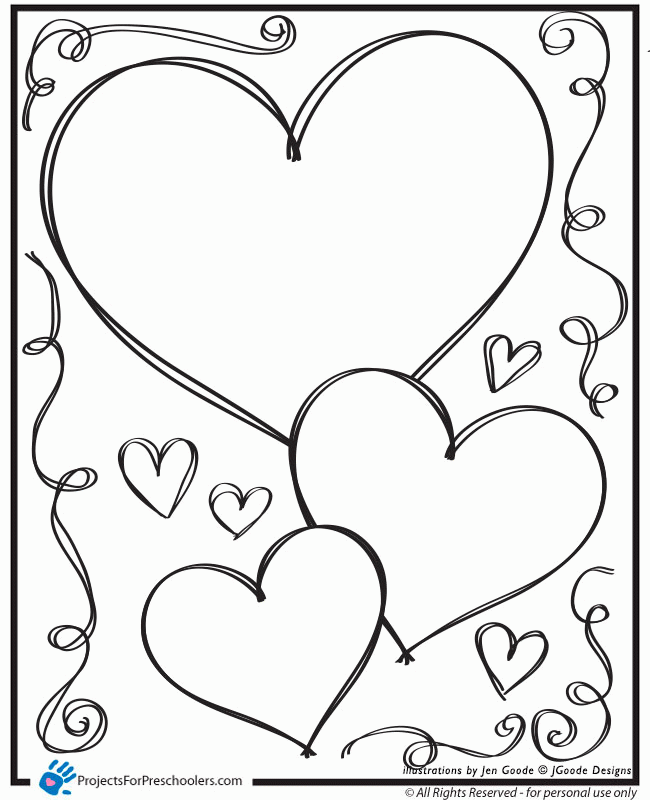 Valentine Coloring Pages To Print For Free | Coloring Pages