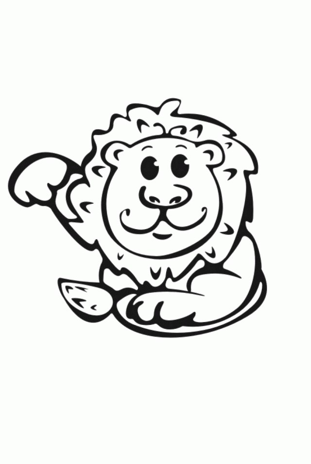 A Powerful Lion Baby Coloring Pages Lion Coloring Pages IKids 