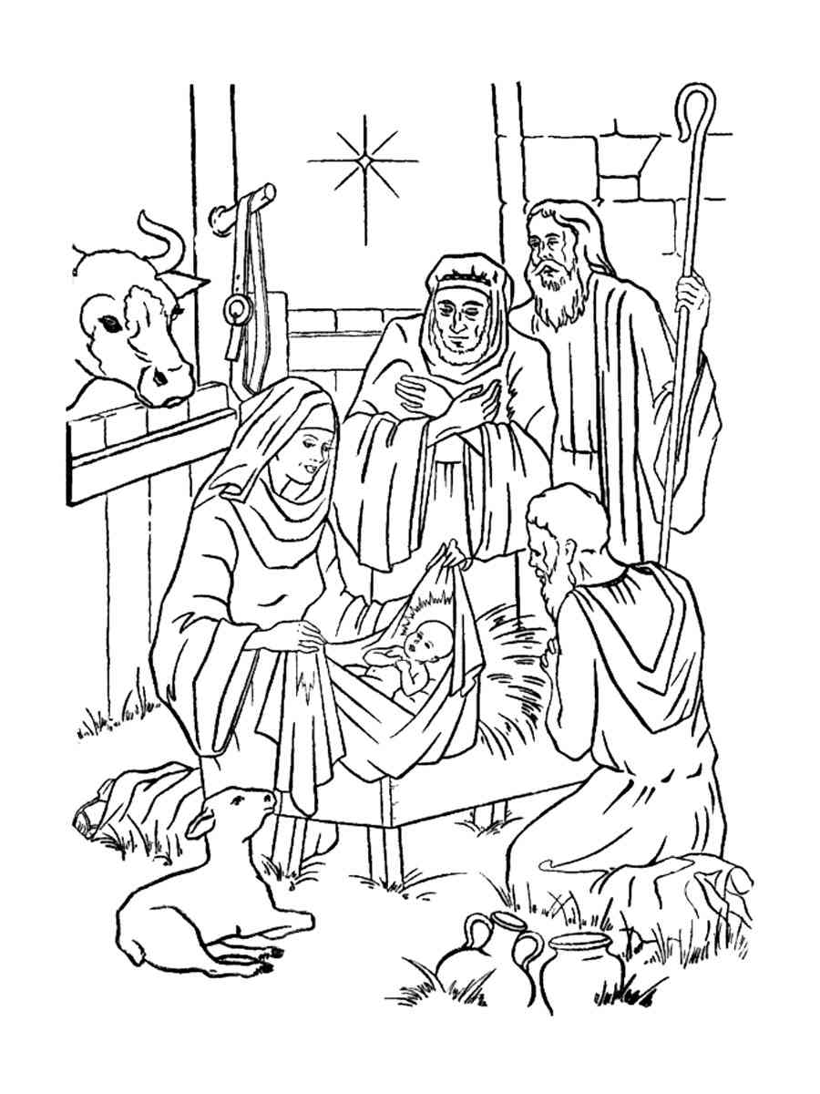 Christian Christmas Coloring Pages | Coloring Pages