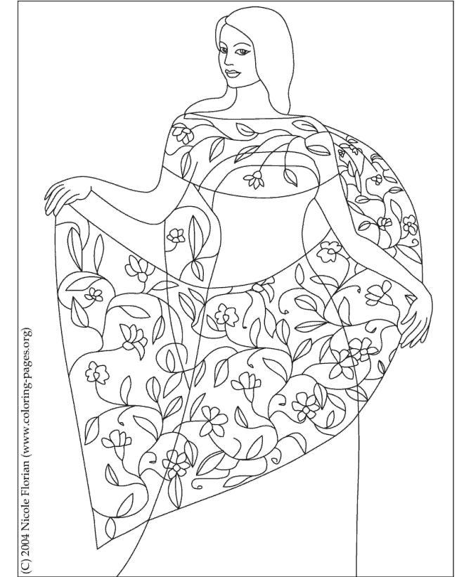 Princess Coloring Pages - Princess Page 3