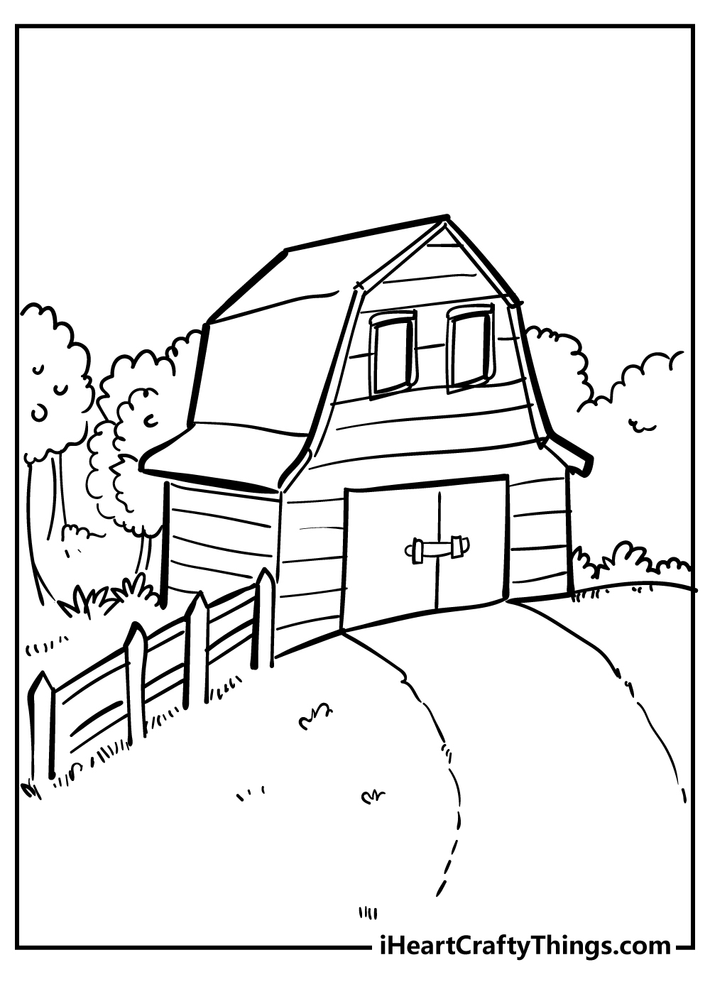 Printable Barn Coloring Pages (Updated 2022)